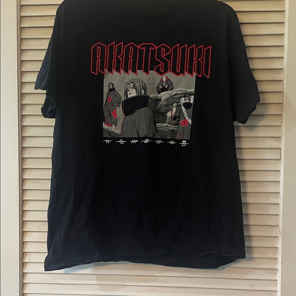 Akatsuki Graphic Black T-Shirt